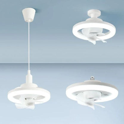 Sleek Integrated Ceiling Fan with LED Lighting