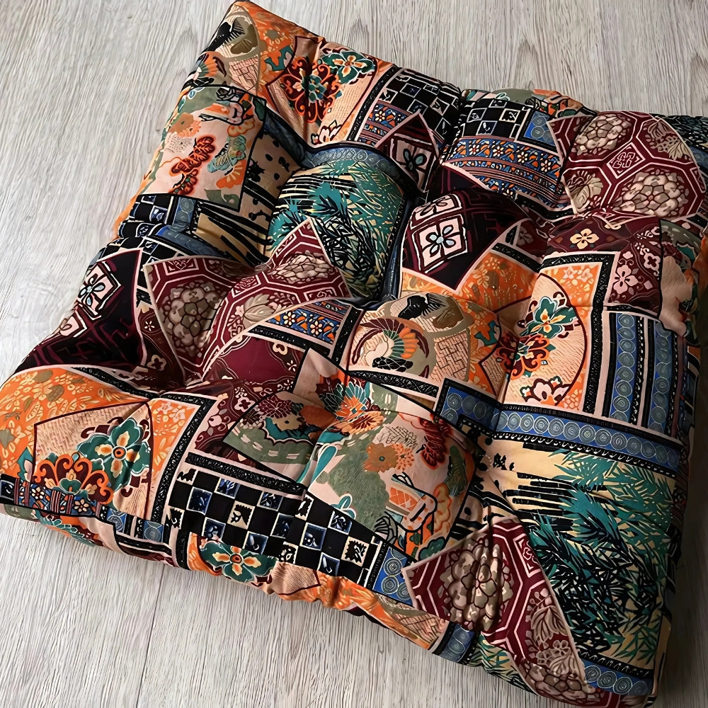 Vibrant Square Comfort Cushion for Any Space
