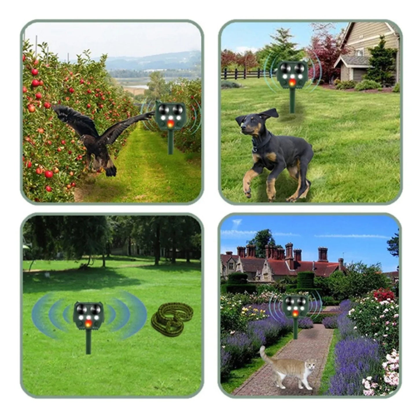 Ultrasonic Pest Repeller for Gardens – Eco-Friendly Solution