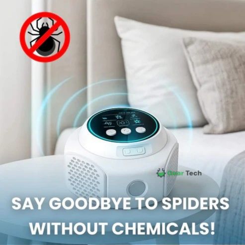 Ultrasonic Spider Repellent Plug-In – Safe, Silent, and Chemical-Free