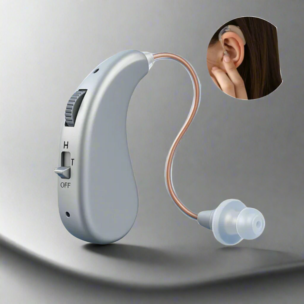 Rechargeable Digital Hearing Amplifier for Clear Sound - Comfortable for Adults & Seniors