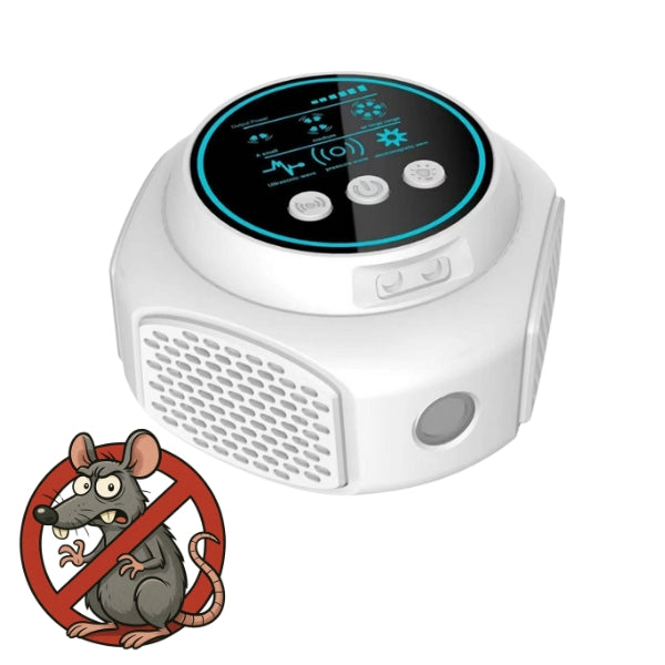 Ultrasonic Rat Repeller - Plug-In, Chemical-Free, Silent, Covers 3200 sq. ft.