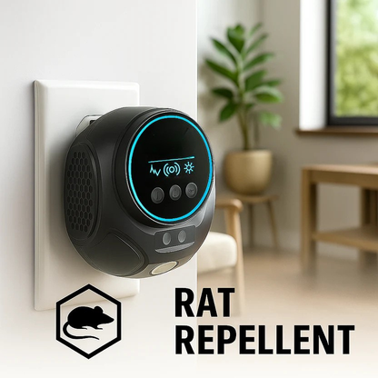 Ultrasonic Rodent Deterrent for Home and Garden Plug-In Device