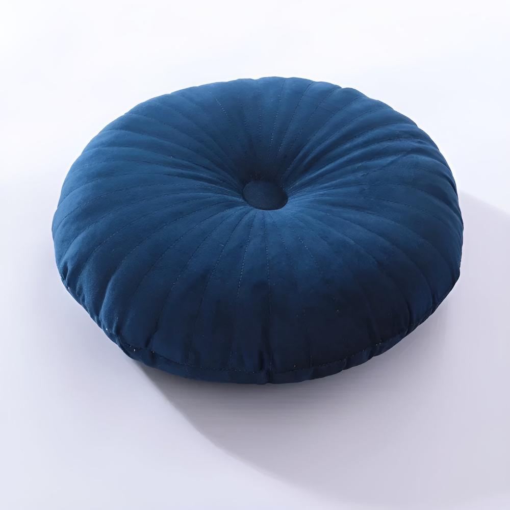 Whimsical Pumpkin-Shaped Cozy Cushion