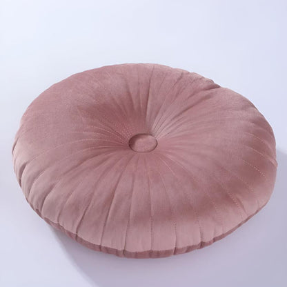 Whimsical Pumpkin-Shaped Cozy Cushion
