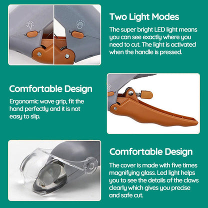 PawGuard Pro Nail Clipper with Smart Sensor Technology