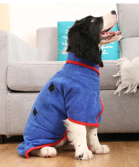 CozyPaw™ - Ultra-Absorbent Dog Bathrobe