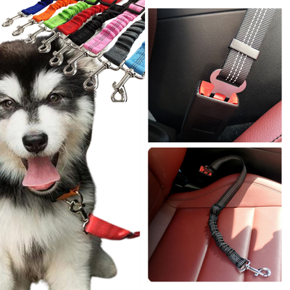 Adjustable & Durable Car Safety Harness for Dogs