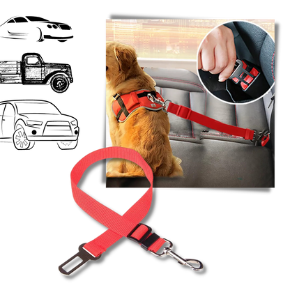 Adjustable & Durable Car Safety Harness for Dogs