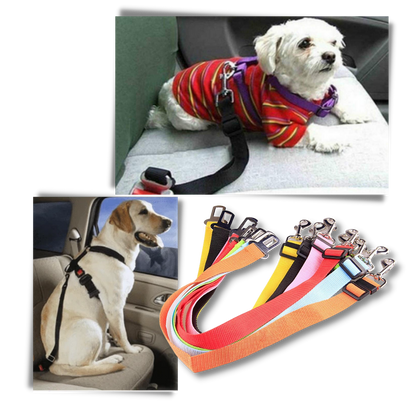 Adjustable & Durable Car Safety Harness for Dogs