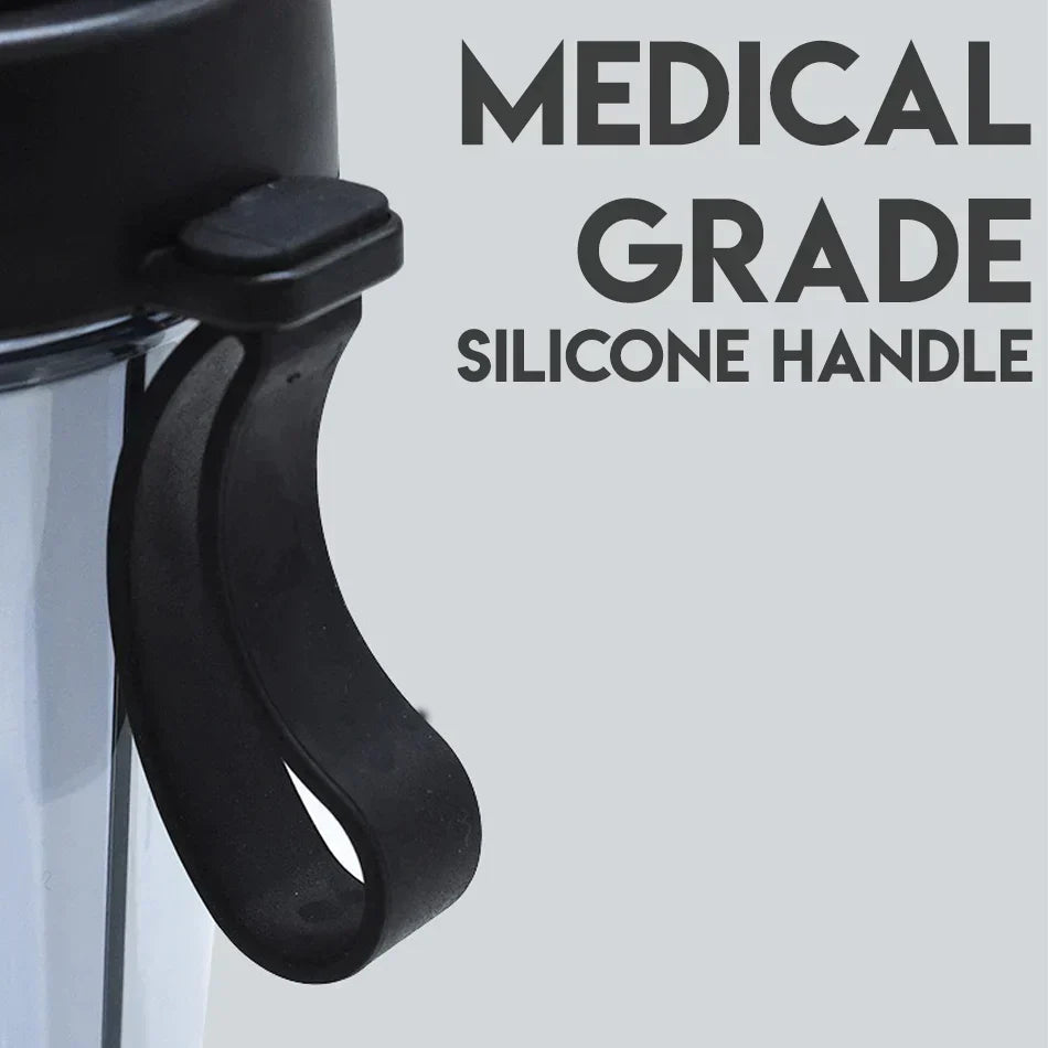 Dual-Chamber Drinkware with Leakproof Lid