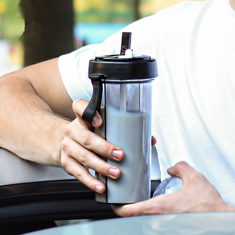 Dual-Chamber Drinkware with Leakproof Lid