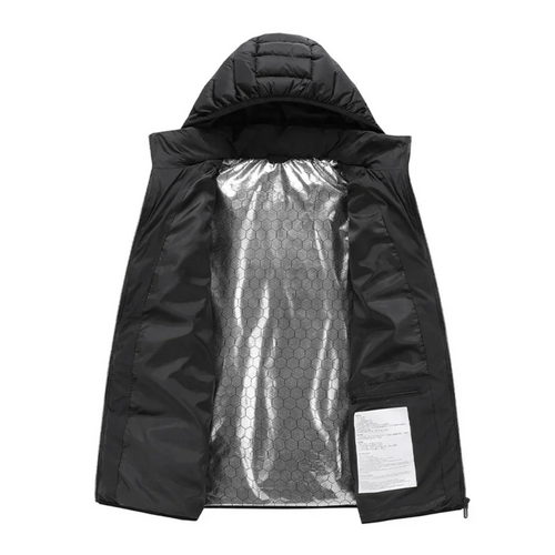 Down Jacket with Electric Heating and 21 Customizable Heat Zones