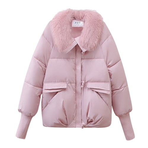 Fleece-Lined Hooded Winter Parka for Cold Weather