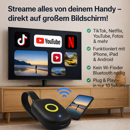 Wireless HDMI Streaming Adapter | Instant Display Hub