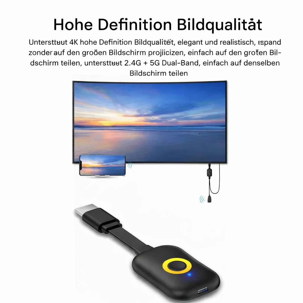 Wireless HDMI Streaming Adapter | Instant Display Hub