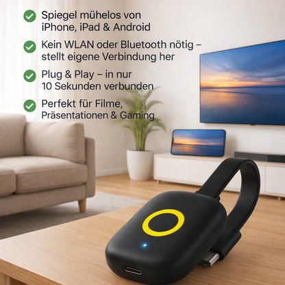 Wireless HDMI Streaming Adapter | Instant Display Hub