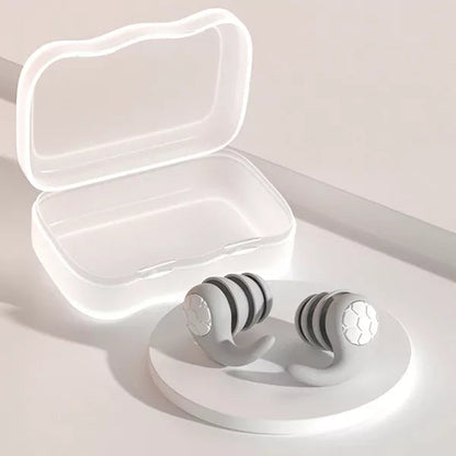 Silicone Earplugs for Peaceful Sleep – Noise Reduction