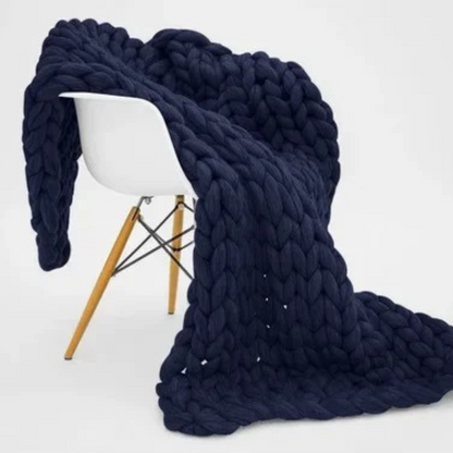 Quilted Organic Cotton Sleep Blanket for Relaxation and Stress Relief