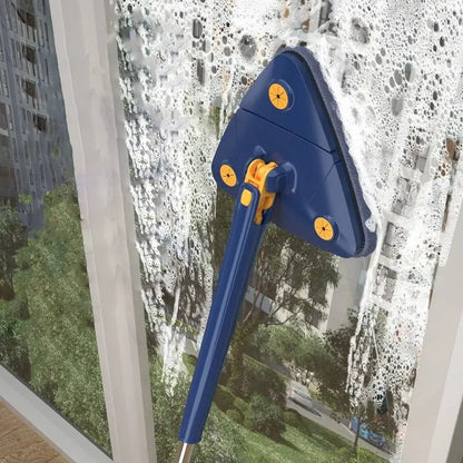 Triangle 360-Degree Cleaning Mop for Effortless Dusting