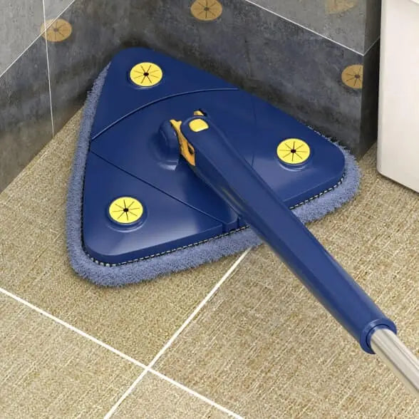 Triangle 360-Degree Cleaning Mop for Effortless Dusting