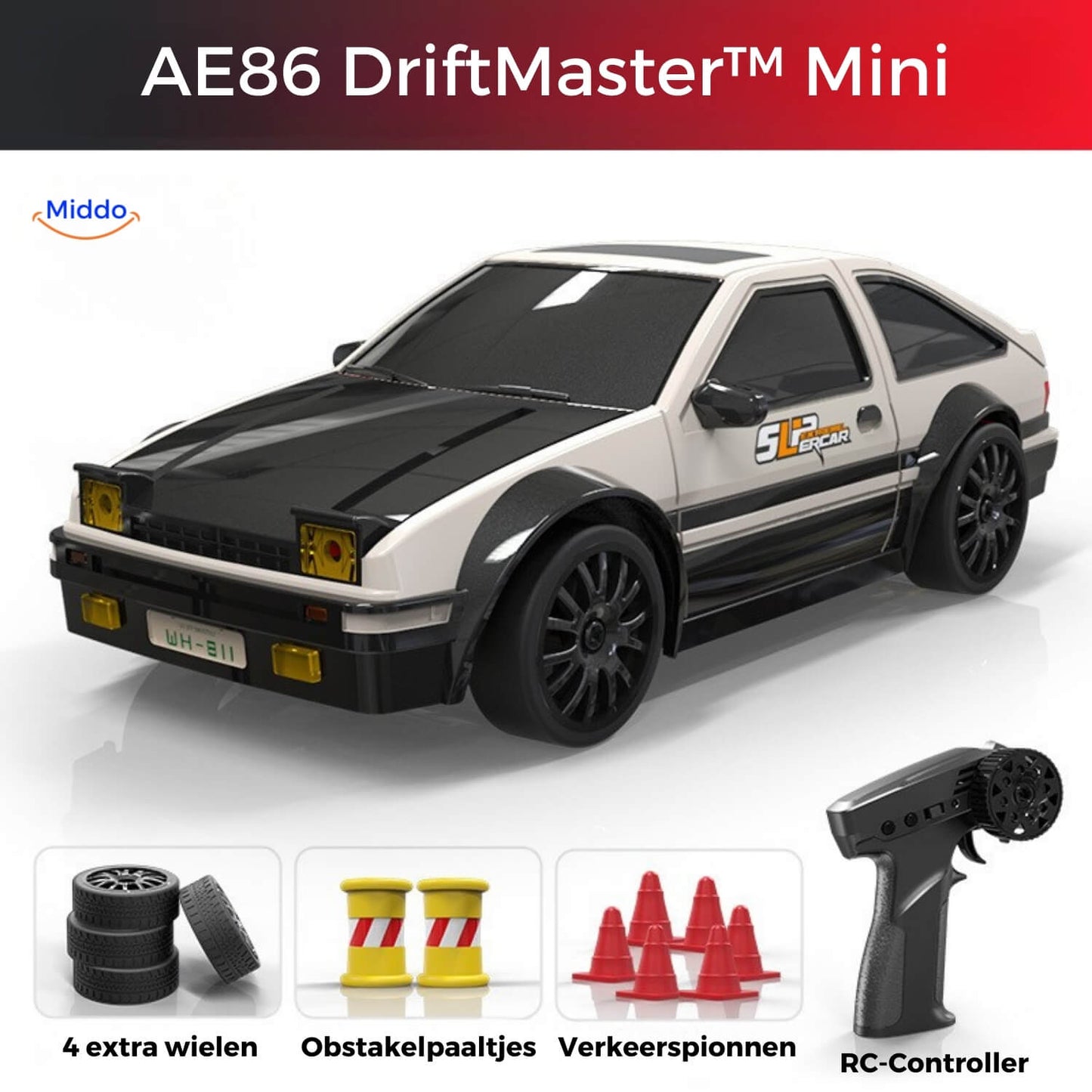 4WD Drift RC Car with Fast Charging Feature and Action-Ready Design