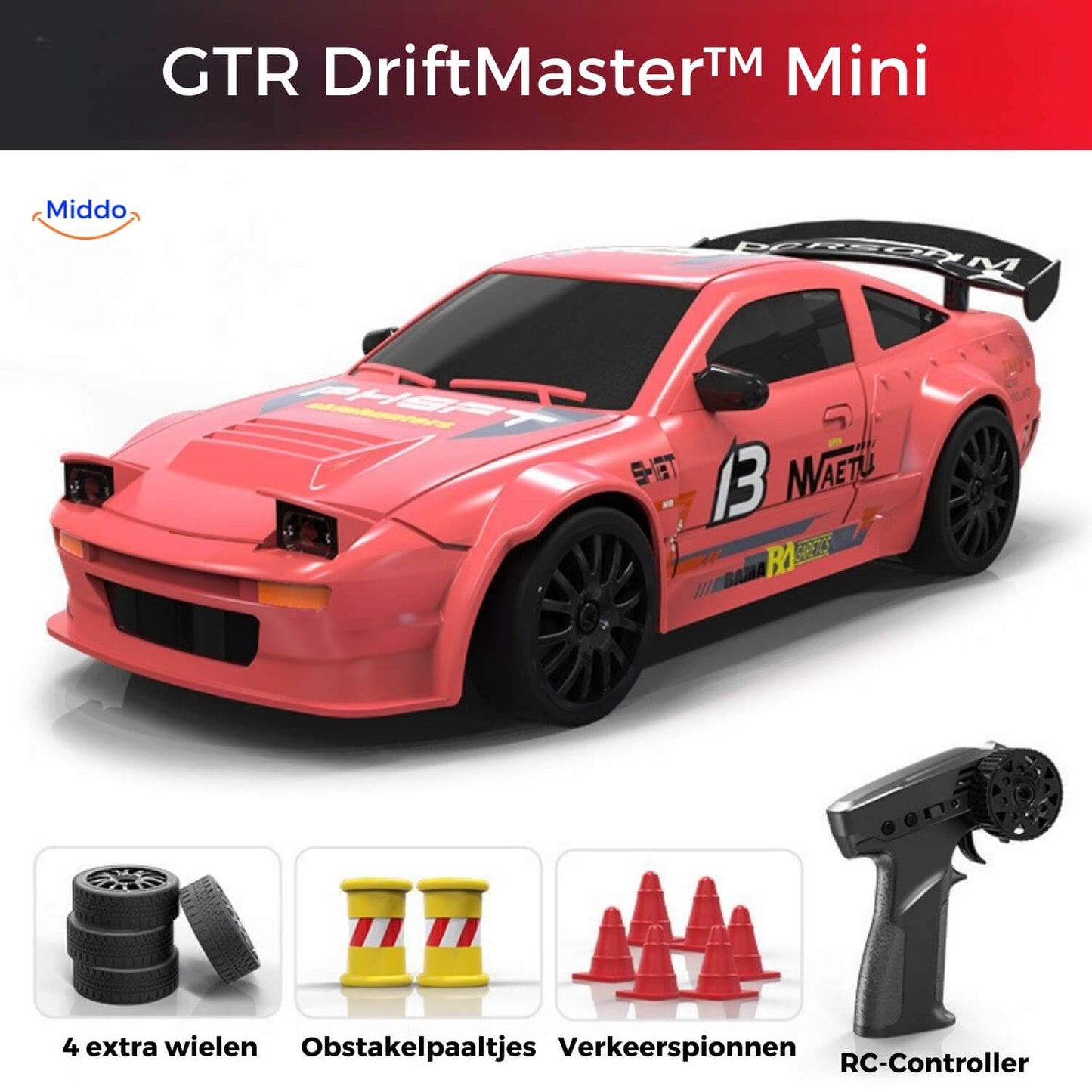 4WD Drift RC Car with Fast Charging Feature and Action-Ready Design