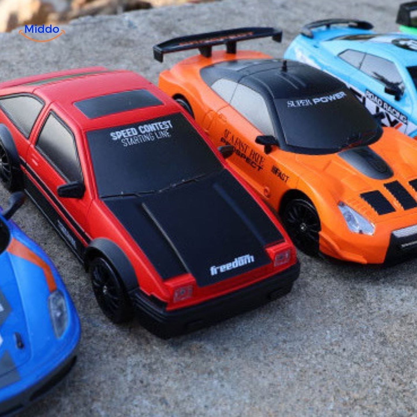 4WD Drift RC Car with Fast Charging Feature and Action-Ready Design
