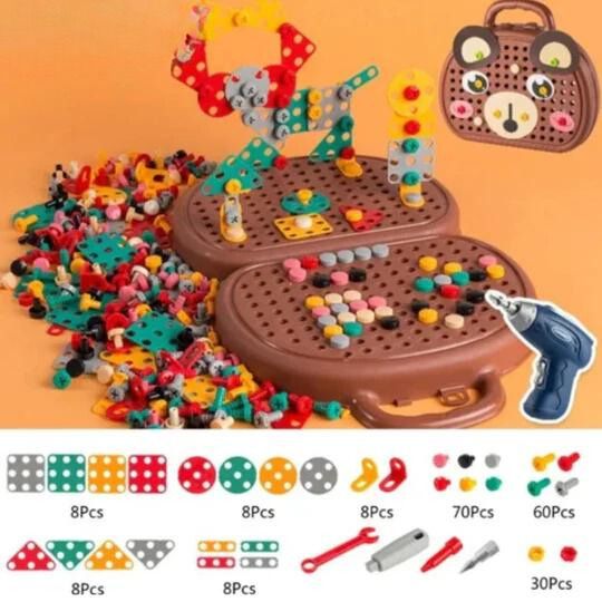 Creative Builder 3D Drill Set for Young Innovators