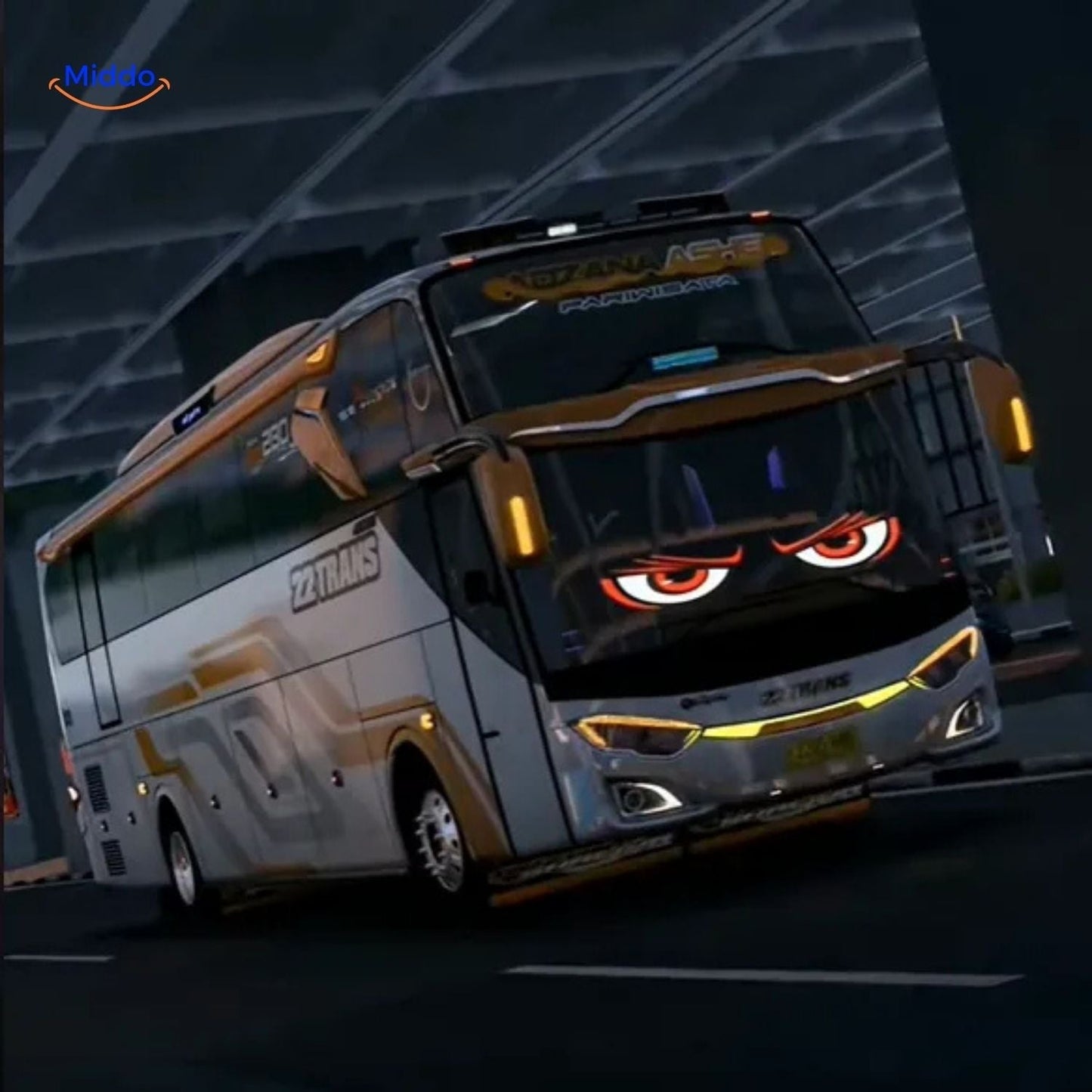 Customizable Devil Eye Design LED Display for Trucks and Cars