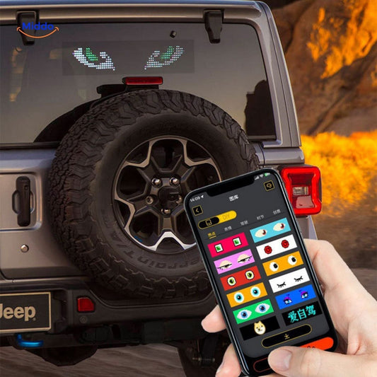 Customizable Devil Eye Design LED Display for Trucks and Cars