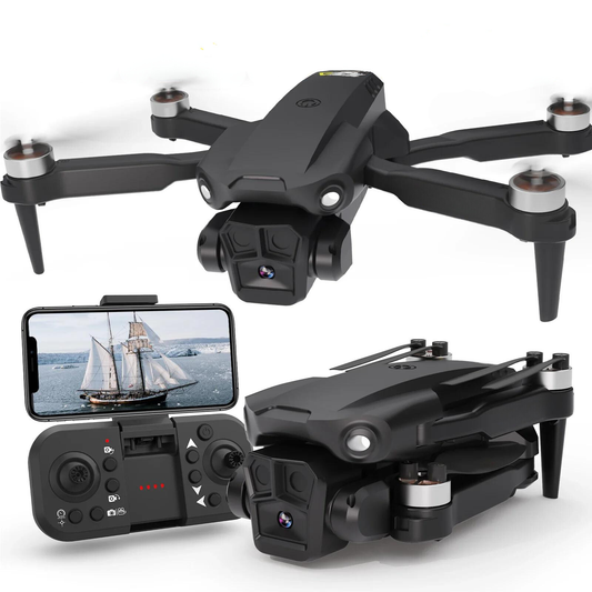 Portable Drone with Dual Cameras – Live Video and Smart Stabilization