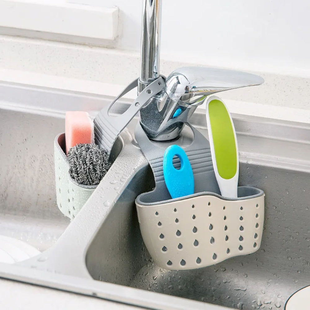 Versatile Silicone Sink Organizer for Home