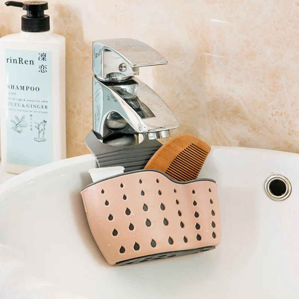 Versatile Silicone Sink Organizer for Home
