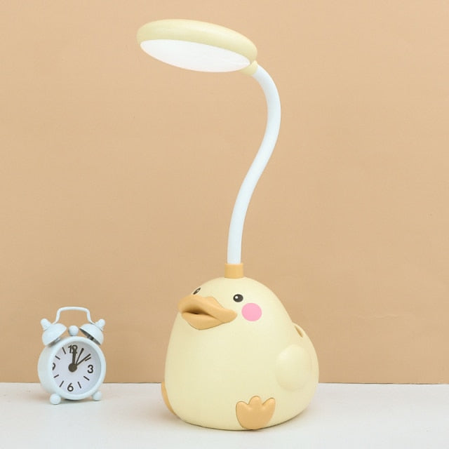 Children's Desk Lamp with Adjustable Brightness and LED Light