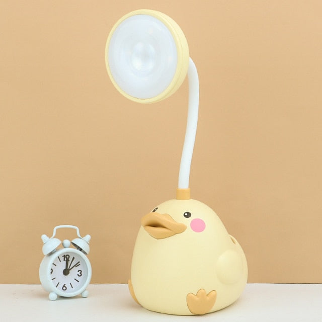 Children's Desk Lamp with Adjustable Brightness and LED Light