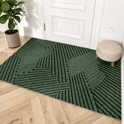 Contemporary Dirt Trapping Door Mat for Indoor and Outdoor Use
