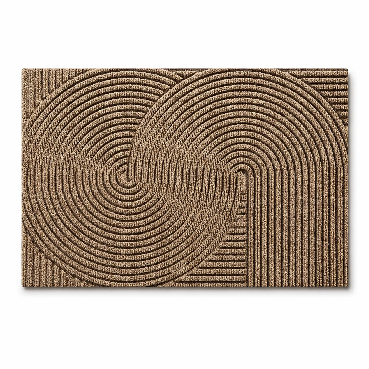 Contemporary Dirt Trapping Door Mat for Indoor and Outdoor Use