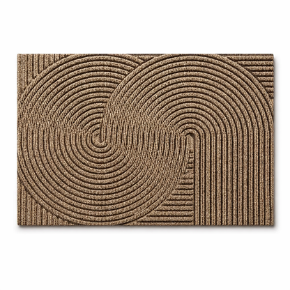 Contemporary Dirt Trapping Door Mat for Indoor and Outdoor Use