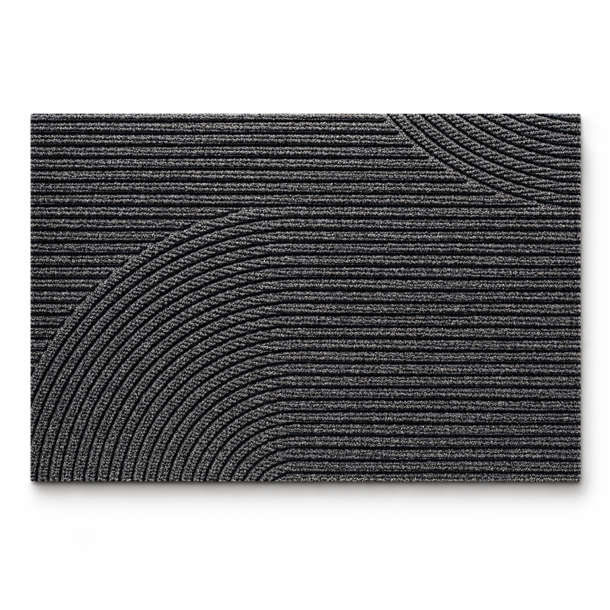 Contemporary Dirt Trapping Door Mat for Indoor and Outdoor Use