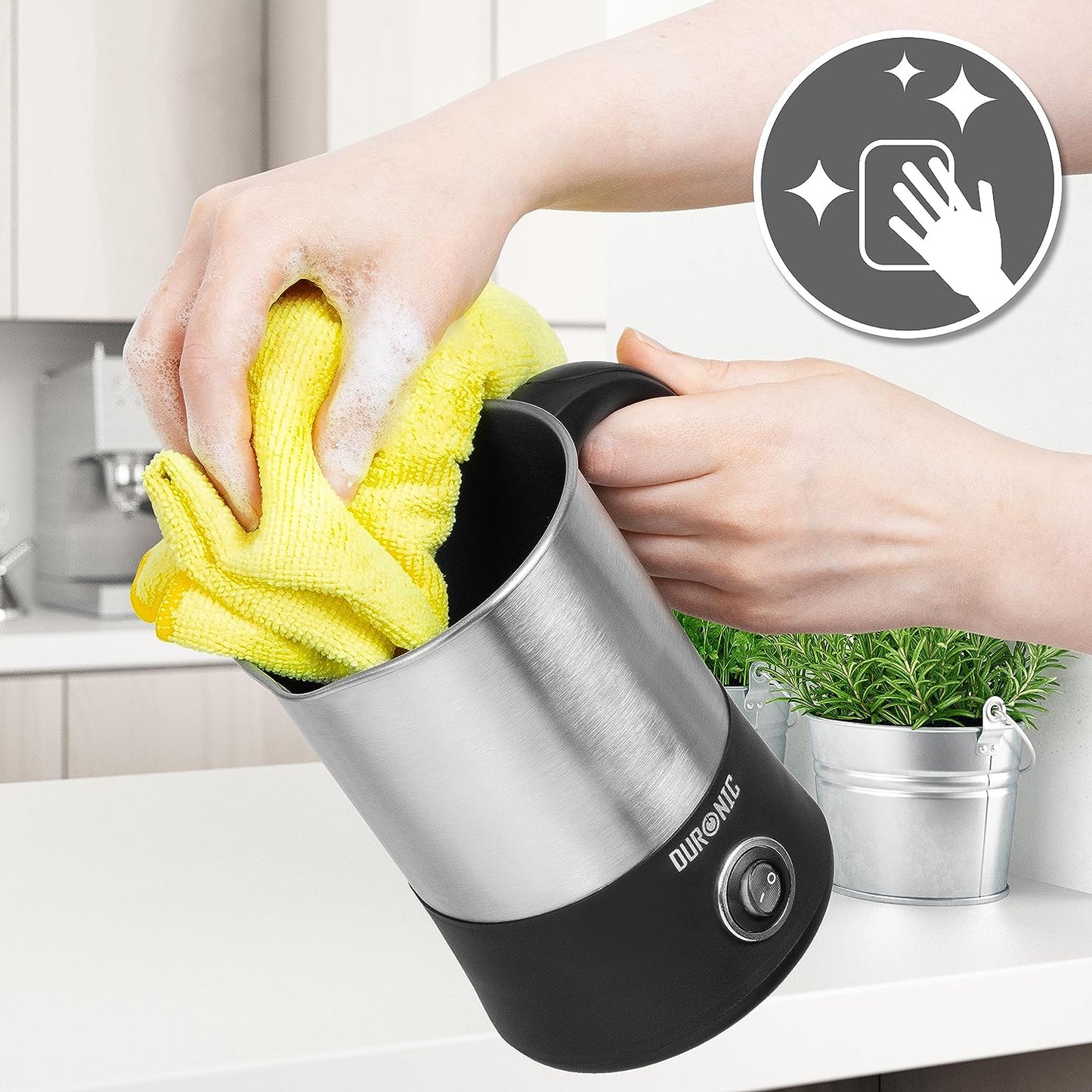 Premium Milk Frother | Induction Tool for Hot & Cold Foam