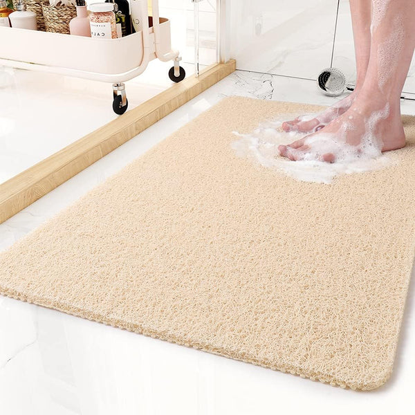 Quick-Dry Non-Slip Shower Mat with Hygienic Drainage
