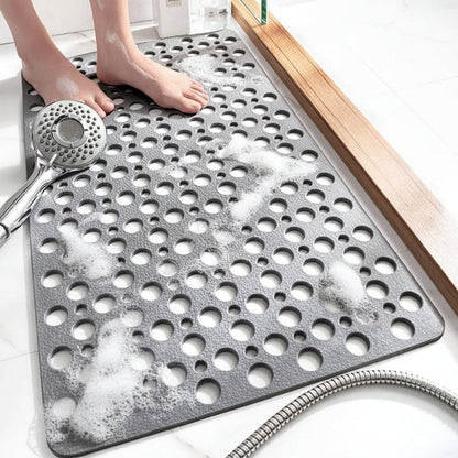 Non-Slip Shower Mat with Suction Cups | Quick-Dry Design