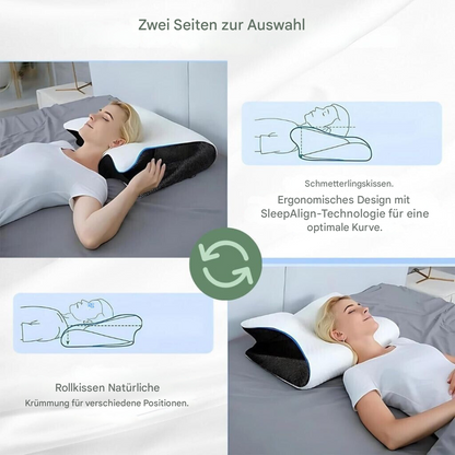 Ergonomic Memory Foam Pillow for Neck and Back Support – RelaxNeck