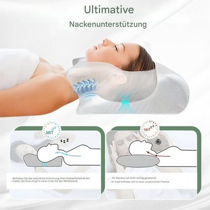 Ergonomic Memory Foam Pillow for Neck and Back Support – RelaxNeck