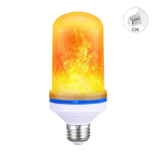 LED Lamp with Flickering Flame Effect for a Cozy Atmosphere