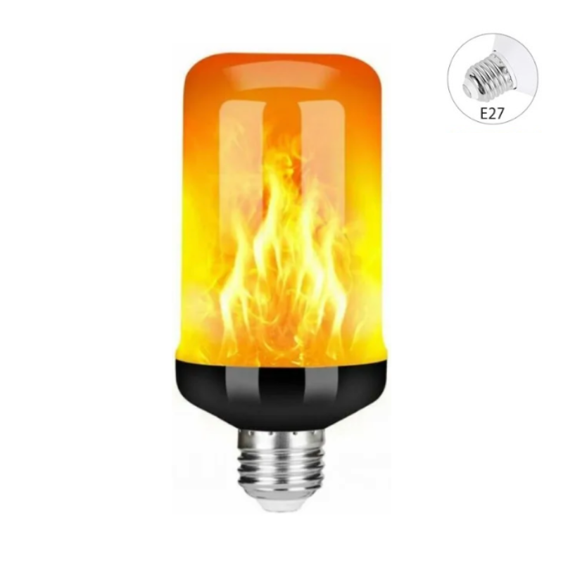 LED Lamp with Flickering Flame Effect for a Cozy Atmosphere