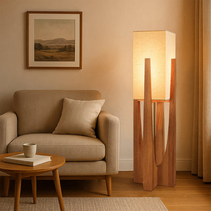 Minimalist Standing Light – Japanese Style Floor Lamp