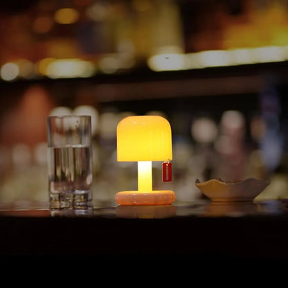 Portable Mini Table Lamp with Rechargeable Mood Lighting