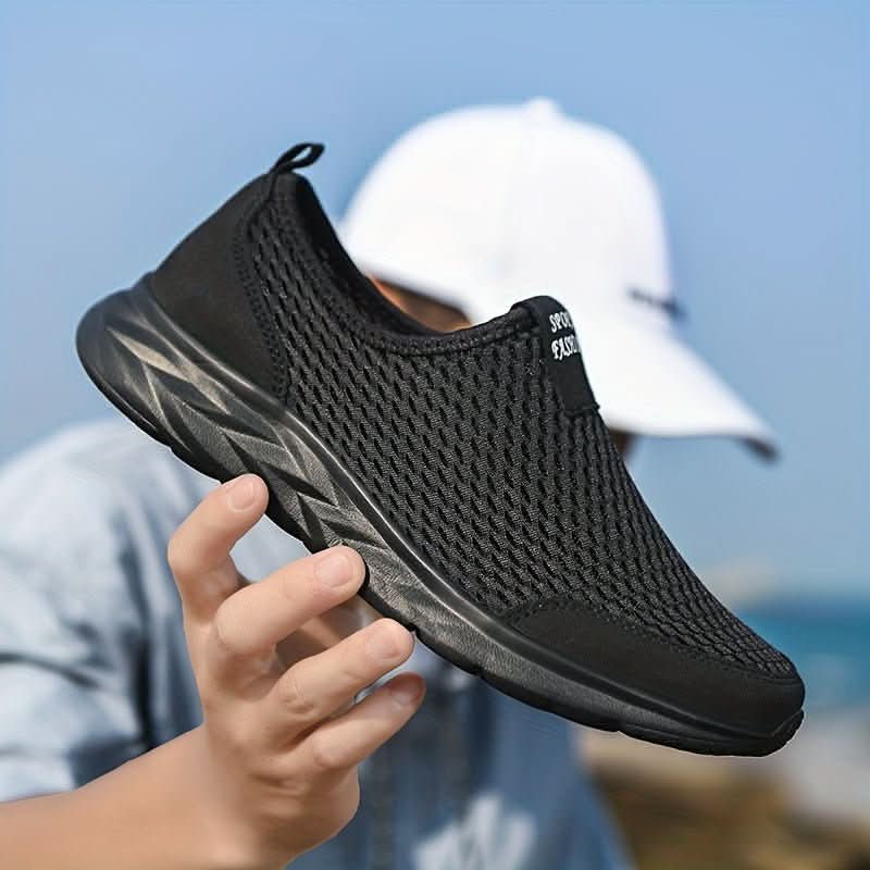 Breathable Slip-On Sneakers for Comfortable Walking